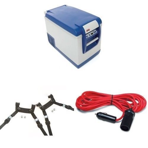 Arb 37 quart fridge freezer portable 10800352 w/ tie down + 12v extension cord