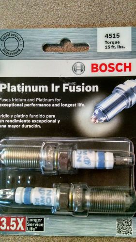 Bosch platinum ir fusion 4515 torque  15 ft. lbs