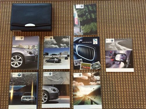 2005 bmw 525 530 545 5-series owners owner&#039;s manual books set oem