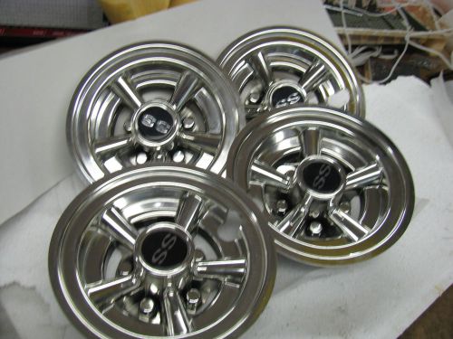 Golf cart wheel covers - chrome ss