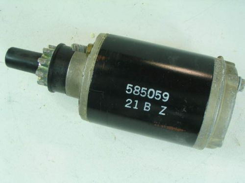 Outboard starter new mes s-2039-m johnson / evinrude omc 1987-94 20-30hp 585059