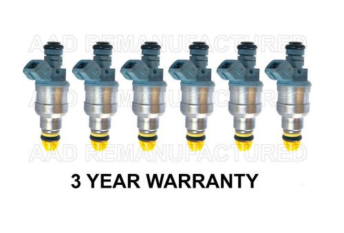 Genuine set of 6 fuel injectors for bosch bmw 2.5l 5.0l