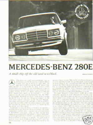 1977 mercedes benz 280e ***original article***