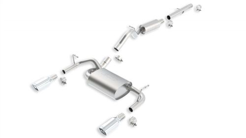 Borla 140460 touring cat-back exhaust system fits 12-16 wrangler (jk)