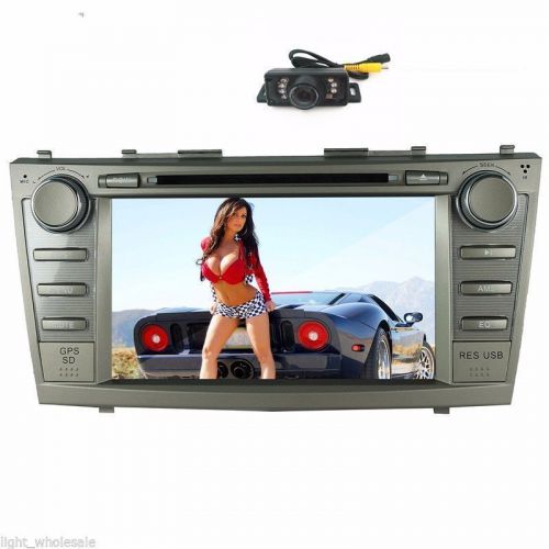 2 din car dvd gps radio 8&#034; hd player fm am tv 4gb tf for toyota camry 2007-11