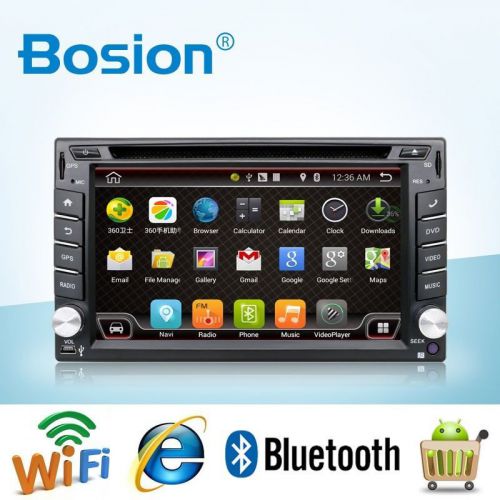 Android 4.4 double 2 din car stereo gps dvd player 6.2 bluetooth radio 3g wifi