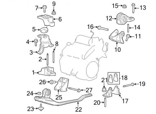 Ford oem engine mount 5l8z6068ae image 12