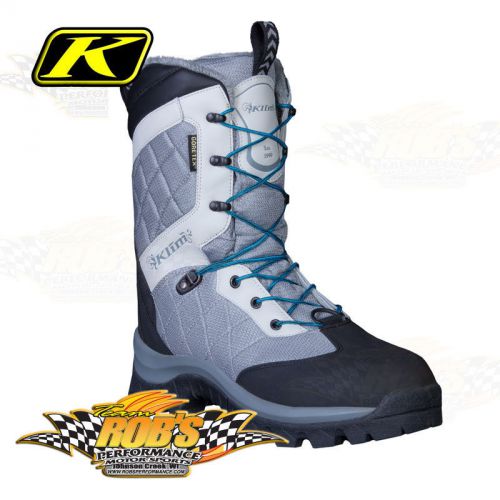 New 2016 klim ladies adrenaline gtx boots light grey size 9 4085-000-009-600