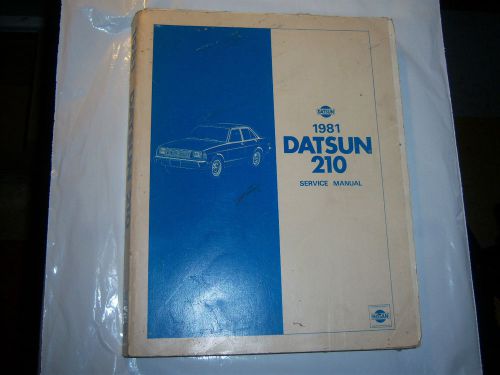 1981 nissan datsun 210 service manual + air condition manual install guide