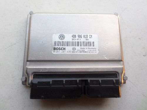 02 vw passat engine computer unit 4b0 906 018 cm ecu bosch 0 261 207 435 ecm