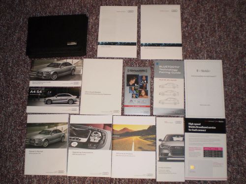 2014 audi a4 s4 complete car owners manual books nav guide case all models