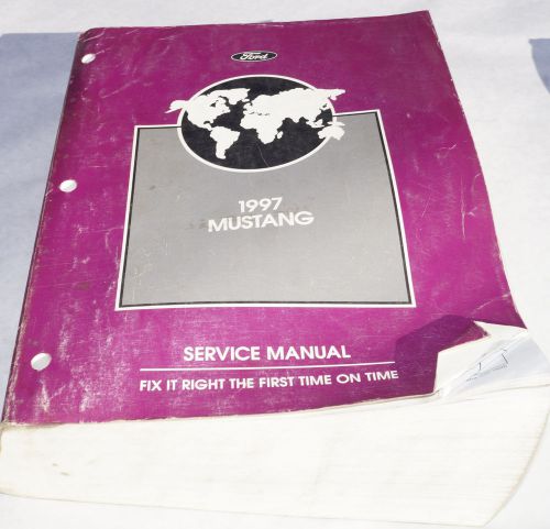 1997 ford mustang factory service shop manual genuine oem book 40123