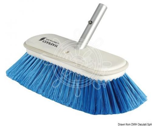 Osculati mafrast blue polyester medium 10 inch scrubbing brush with white frame