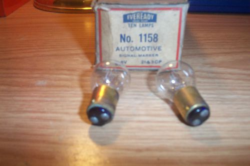 2 nors mopar,ford,hudson,lincoln,studebaker,willys 1936-54  stop/turn bulb #1158