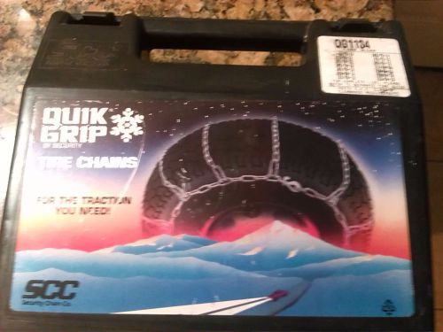 New scc ® quik grip 1138 pl ladder tire snow chains