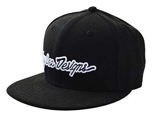 New troy lee designs classic signature new era snapback hat black free shipping