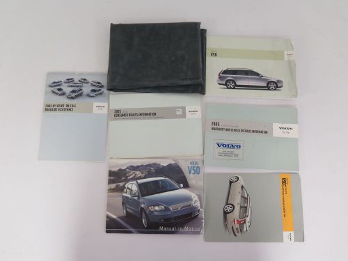 2005 volvo v50 owners manual guide book