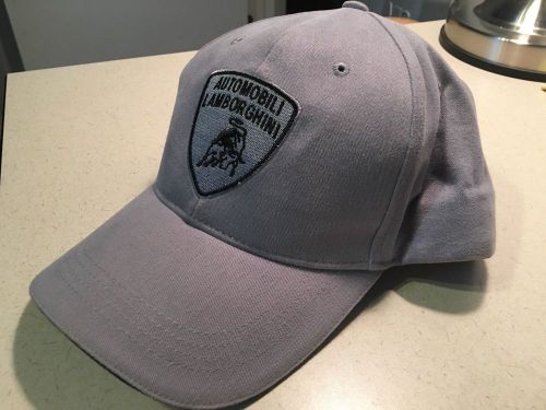 Lamborghini hat genuine rare grey black aventador huracan countach oem