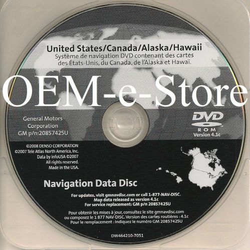 2006 2007 2008 2009 2010 cadillac dts denso navigation oem dvd map 4.1c update