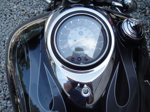 2008 yamaha xvs1100 v-star speedo gauge housing with speedo