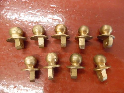 1930 1931 packard set (9) bronze casting hood door knobs