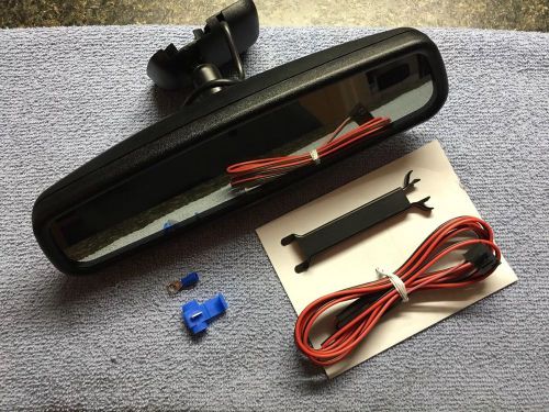 Oem gm gentex 120 auto dimming inside rear view mirror w/ compass gntx 120