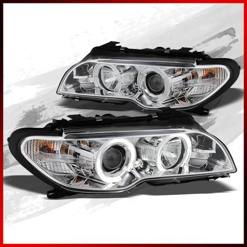 04-05 3 series/ 04-06 m3 coupe/convertible chrome dual halo projector headlights