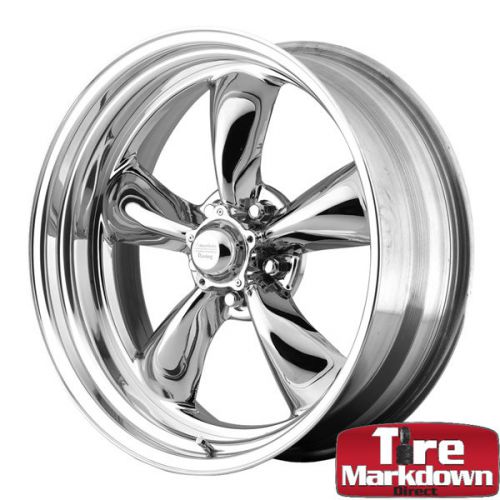 4 new 15x8 15&#034; american racing torq thrust ii 5x5 -18mm chrome  rims wheels