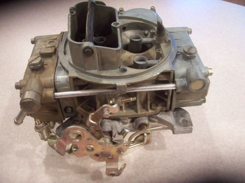 Good holley list 80457 model 4160 600 cfm 4 barrel carburetor vacuum secondaries