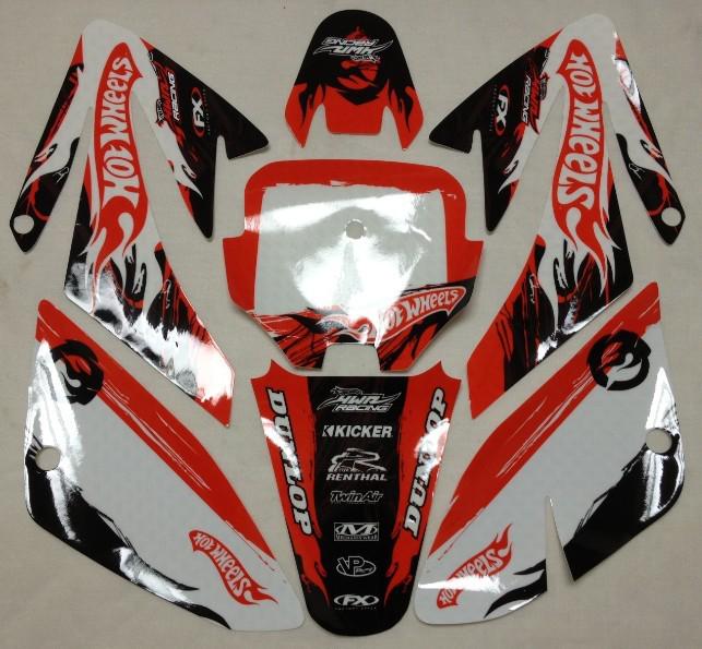 New dirt pit bike 3m graphics honda crf70 decal sticker 8