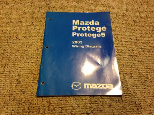 2003 mazda protege 5 protege5 electrical wiring diagram manual dx lx es 2.0l