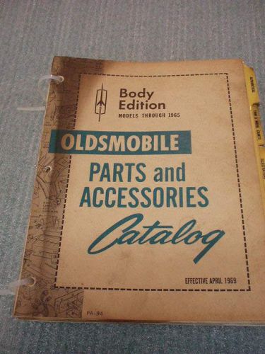 1954 55 56 57 58 59 60 61 62 63 64 65 oldsmobile parts catalog body edition