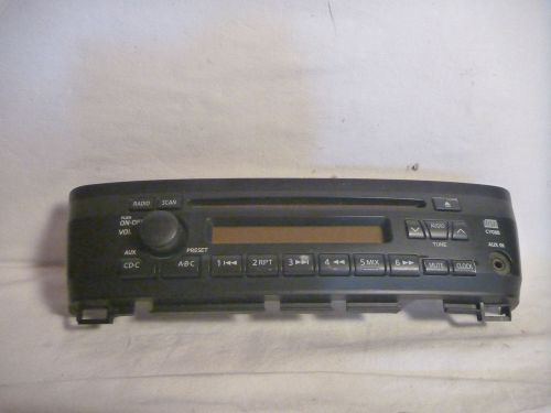 04-06 nissan sentra radio cd player face plate cy08b yb08