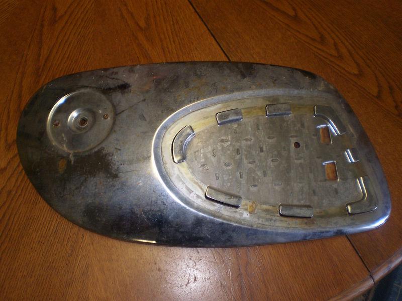 Honda dream ca78 chrome cover, left side gas fuel tank  * used