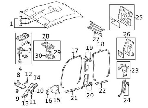 Genuine 2005-2015 toyota tacoma coat hook 74631-ad010-b0