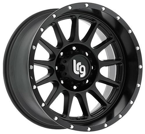 Lrg rims lrg 110, 20x9 with 5 on 5.5 bolt pattern - satin black 11029085700