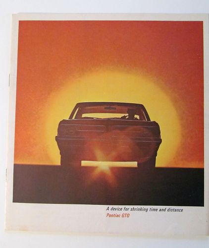 Original 1964 pontiac high performance dealer sale brochure gto 389 3 deuces 2+2