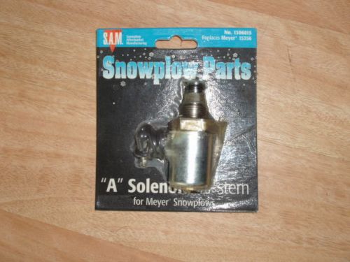 S.a.m. 1306015 snowplow part a solenoid 3/8&#034; stem meyer 15356 snow plow