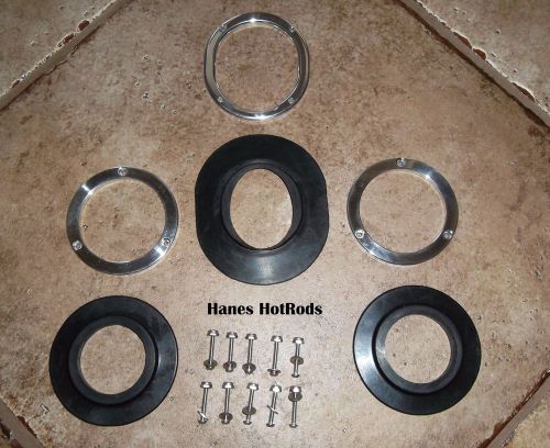 Roll bar trim rings / bezels/ grommets ac shelby cobra kit car or street rod