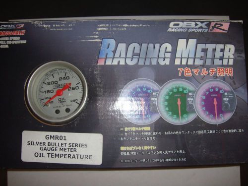 Obx universal 52mm meter oil temperature gauge gms01