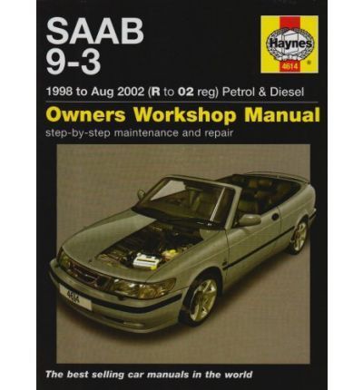 Nice! haynes 1998-2002 saab 9-3 manual 93 2.0 2.0t 2.3 2.3t aero se 2.2tid 4614