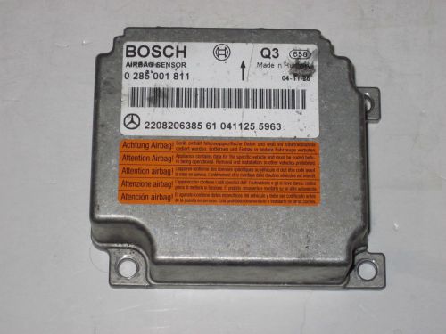 03-06 mercedes w220 srs airbag sensor ecu module 2208206385 oem