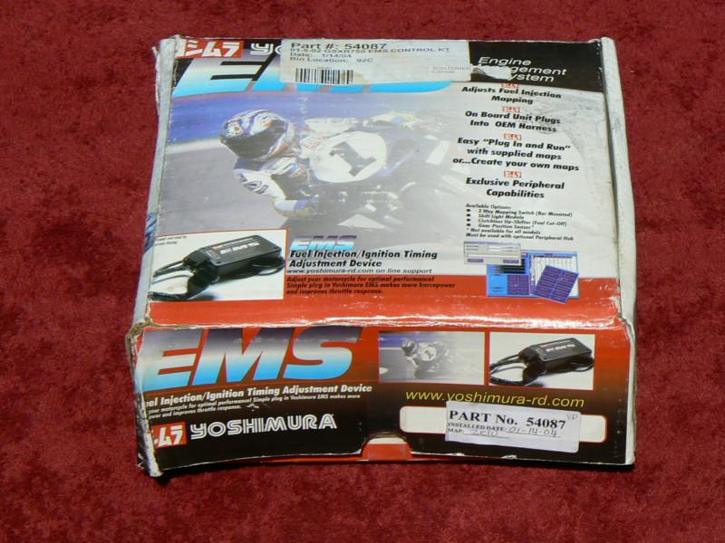 *new* yoshimura ems gsxr1000 gsxr 600/750 engine management system 01 02 03 nos