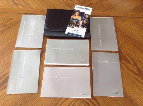 2013 13  infiniti ex owners manual guidebook handbook with case ah