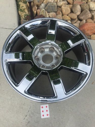 22&#034; cadillac escalade oem factory wheel rim 5309 chrome