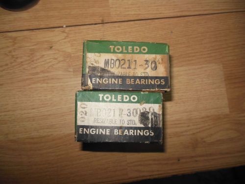 Antique vintage automobile toledo steel products engine bearings mbo211-30