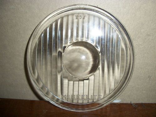 Vintage 1930&#039;s clear glass nos mckeelite cowl fender bumper spot ditch lens