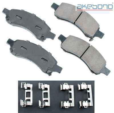 Akebono act1169 brake pad or shoe, front-proact ultra premium ceramic pads