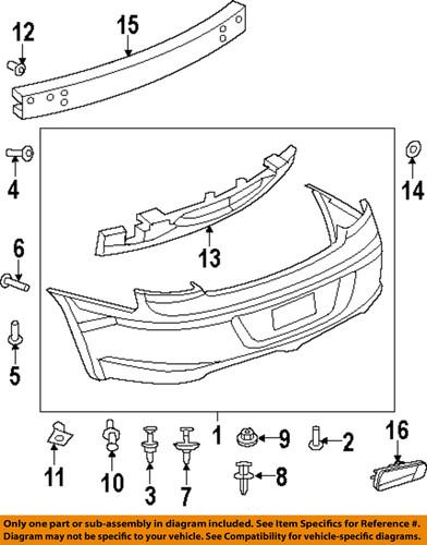 Dodge oem 5303898aa bumper-energy absorber