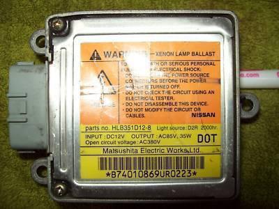 Nissan maxima, altima hid ballast, xenon, tested,mint